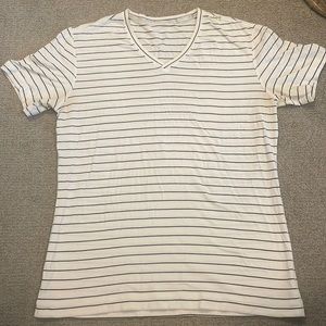 Mens striped  Lululemon T shirt